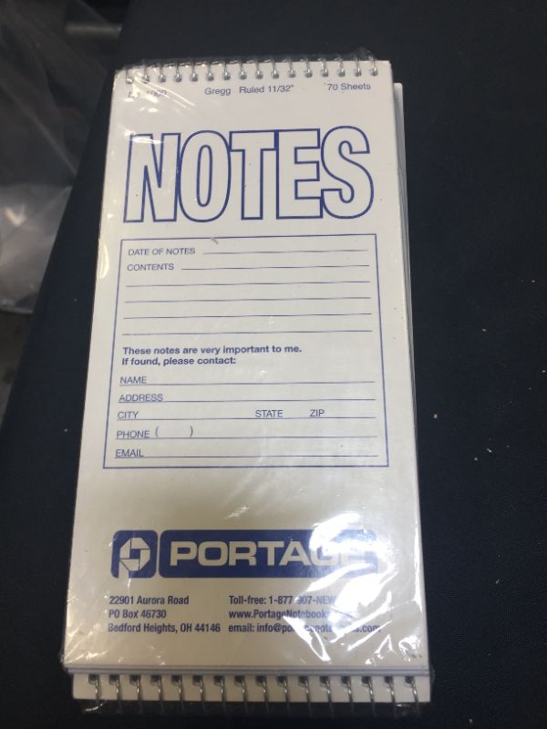 Photo 1 of Reporter's Notebook, 100 Pitman Ruled, 70 Sheets, 4x8, 12 Pack