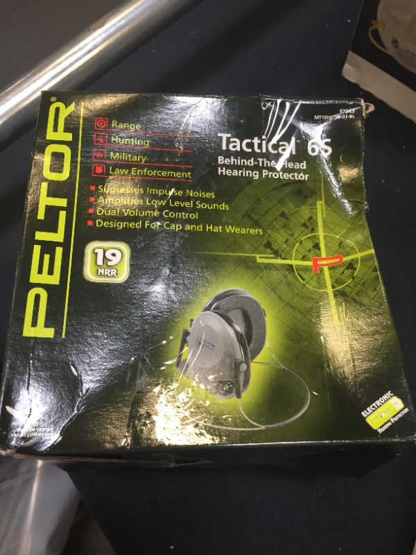 Photo 3 of 3M Peltor soundtrap/tactical 6 - s electronic headset, black , one size 97043