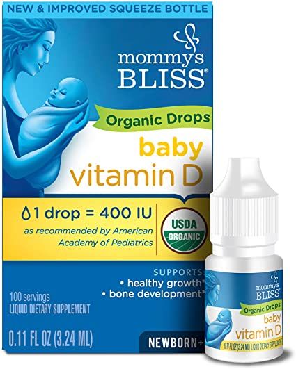 Photo 1 of Mommy's Bliss Organic Drops No Artificial Color, Vitamin D, 0.11 Fl Oz - 2 PCK
EXP 02/2023
