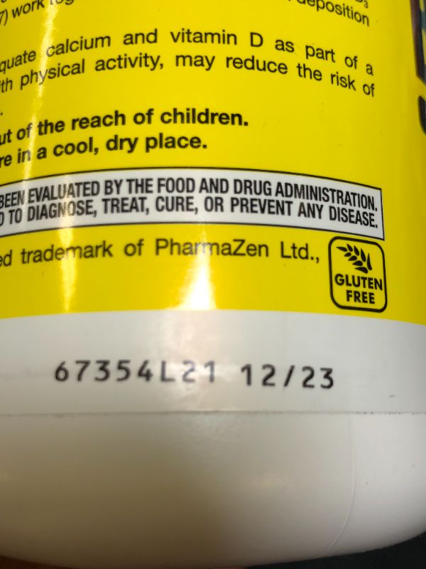Photo 1 of Bone-up Superior Calcium Formula - Promotes Bone Density -1,000 MG (240 Capsules)
EXP 12/2023