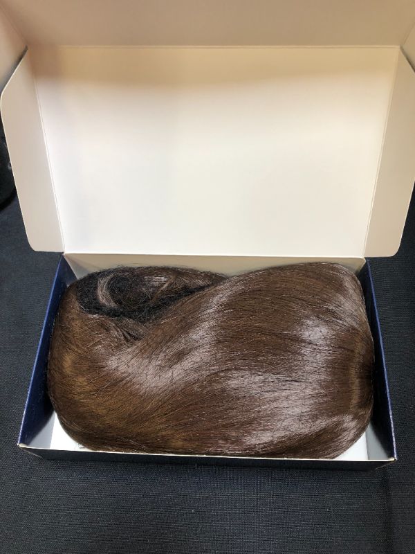 Photo 2 of H&Bwig Brown Wig with Bangs Long Silky Straight Wigs for Women Synthetic Hair for Lady Costume Cosplay Daily
