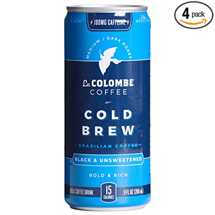 Photo 2 of 12 pack - LA COLOMBE Extra Bold Nitro Cold Brew/Cold Brew Brazilian Coffee, 9 FZ EXP 04/2022