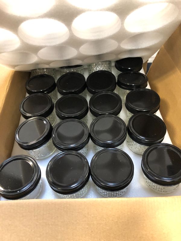 Photo 2 of 40 pack , 4 oz jars with lids 