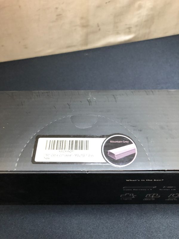 Photo 1 of 153” Cable Concealer - Cord Cover Wall - Paintable Cord Hider , Wire hiders for TV on Wall - Cable Management Cord Hider Wall Including Connectors & Adhesive Strips Cable Raceway- Lavender Grey
