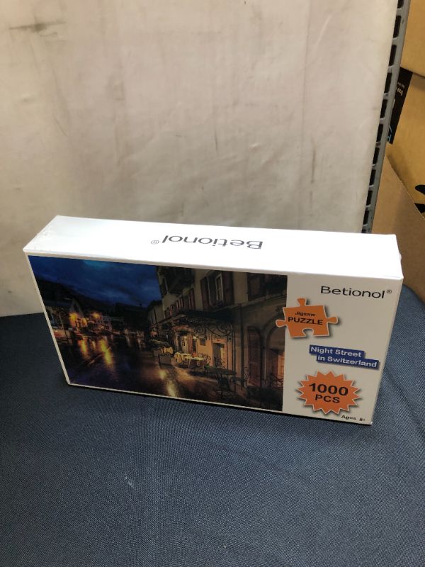 Photo 1 of Betionol Jigsaw Puzzles 1000 Piece for Adults - Switzerland Small Town - 28x20 inch Large Puzzle Activity Fit for Age 8 Up Children and Adults
