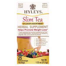 Photo 1 of  Hyleys 5 Flavor Assortment Slim Tea Bags, 0.05 oz, 25 count exp- 12/2023