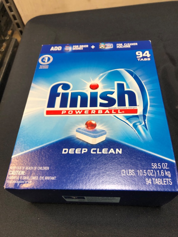 Photo 2 of  Finish All in 1 Powerball Fresh, 94ct, Dishwasher Detergent Tablets 