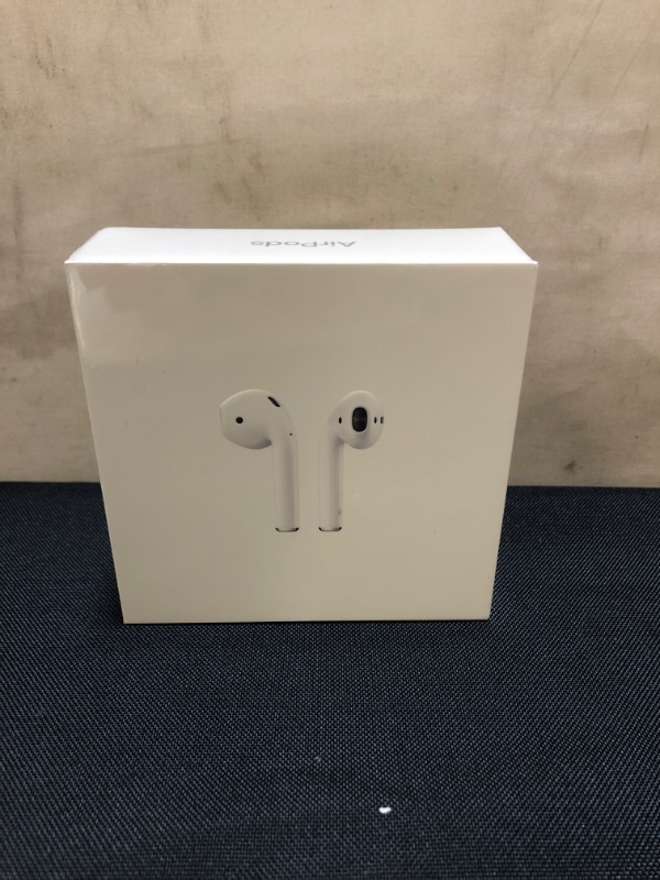 Photo 2 of  Apple AirPods with Charging Case - ( NEW , FACTORY SEALED ) 