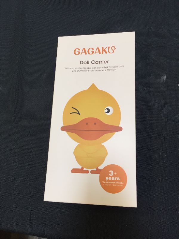 Photo 1 of GAGAKU Doll Carrier Embroidered Pattern Front and Back Soft Cotton Stuffed Animal Carriers for Baby, Alpaca Animal Pattern