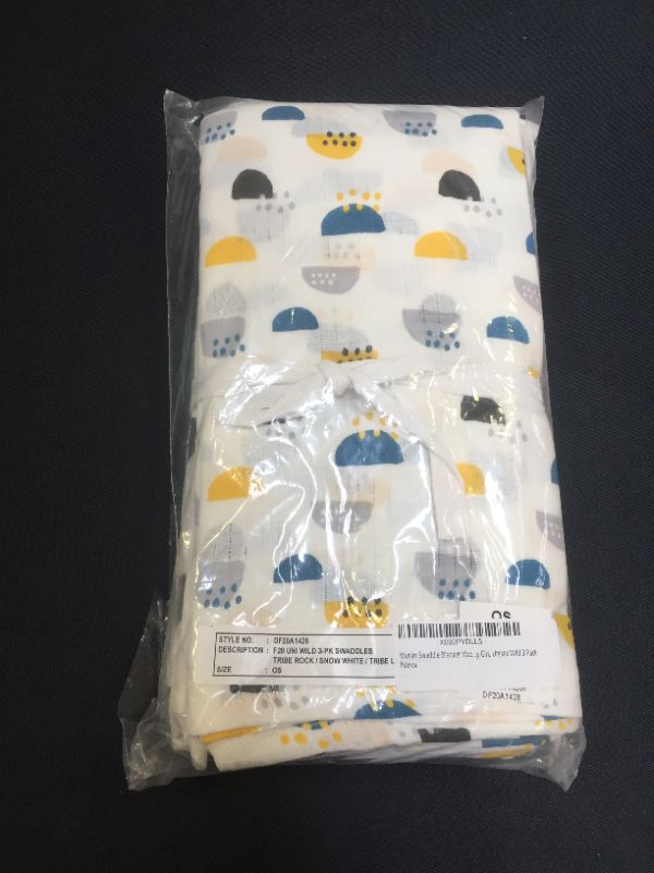 Photo 2 of Muslin Swaddle Blanket Mac & Moon, Newborn Baby Boy Girl, Unisex Wild 3 Pack