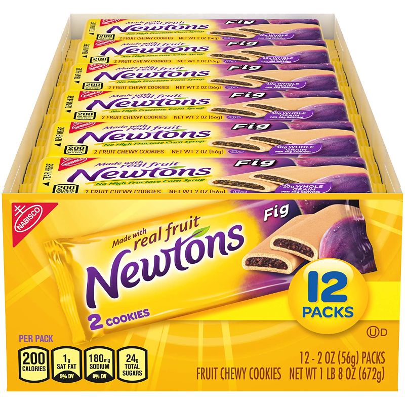 Photo 1 of 
Newtons Soft & Fruit Chewy Cookies, (2 Cookies Per Pack) Fig, 24 Oz (Pack of 12) EXP 11/22