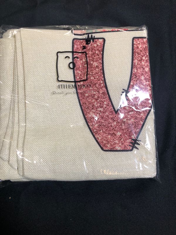 Photo 1 of 4pc throw pillow cases 