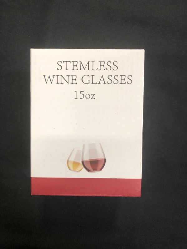 Photo 1 of 15 oz stemless wine glass (1 Glass)