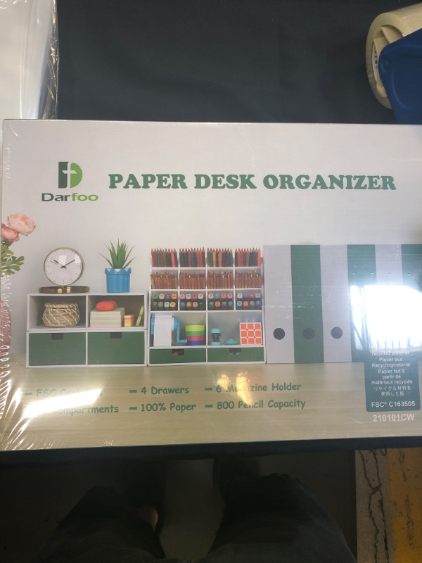 Photo 1 of paper desk organizer 