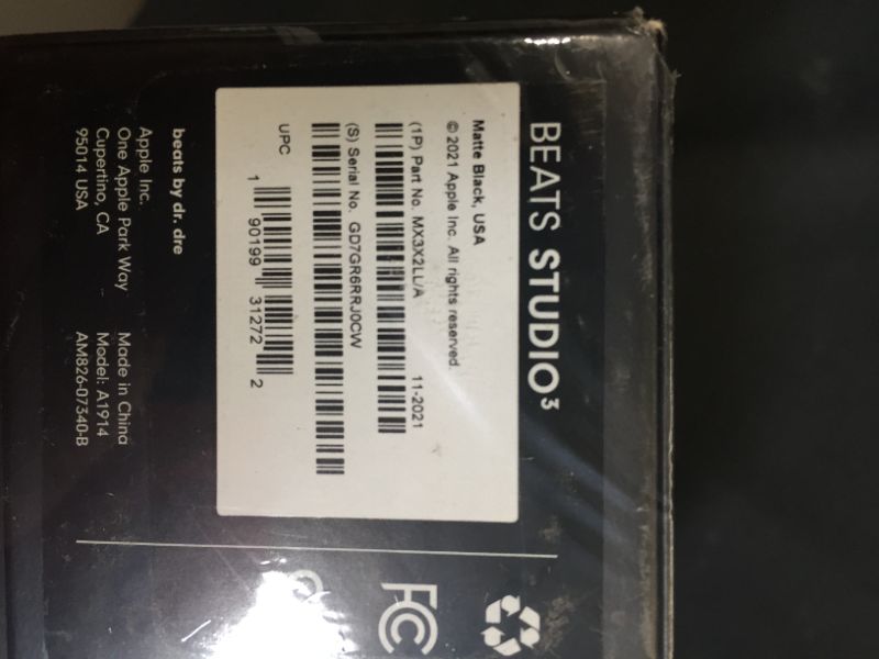 Photo 4 of Beats Studio3 Wireless Noise Cancelling Over-Ear Headphones - Apple W1 Headphone Chip, Class 1 Bluetooth, 22 Hours of Listening Time, Built-in Microphone - Matte Black (Latest Model)
