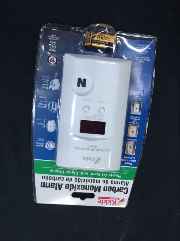 Photo 2 of Kidde 900-0076-01 Ac Powered, Plug-In Carbon Monoxide Alarm
