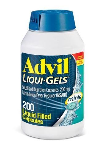 Photo 1 of Advil Pain Reliever/Fever Reducer Liqui-Gel Minis - Ibuprofen (NSAID) EXP 2024

