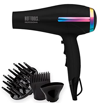 Photo 1 of Hot Tools Professional Rainbow Turbo Ceramic Hair Dryer | 1875W Powerful and Quiet Blowouts
