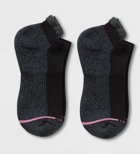 Photo 1 of Dr. Motion Women's 2pk Mild Compression Ankle Socks 4-10

