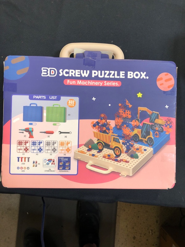 Photo 1 of 3d screw puzzle box toy