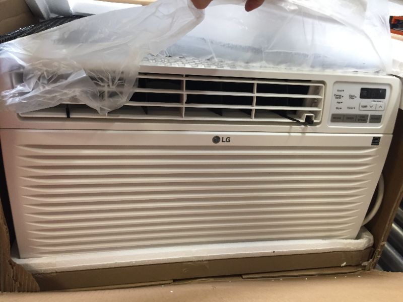 Photo 5 of LG 12,000 BTU Window Air Conditioner, Cools 550 Sq.Ft. (22' x 25' Room Size), Quiet Operation, Electronic Control with Remote, 3 Cooling & Fan Speeds, ENERGY STAR®, Auto Restart, 115V
