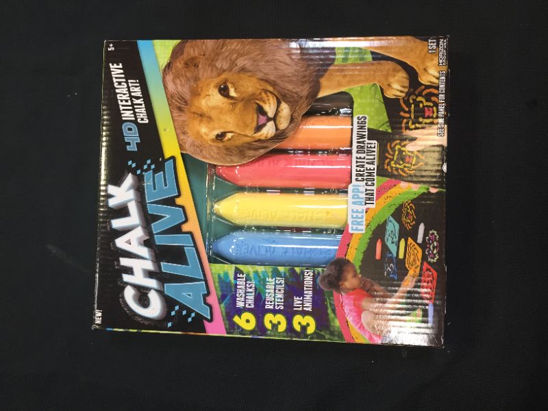 Photo 2 of Chalk Alive by Horizon Group USA, Augmented Reality Chalk Art, Watch A Lion,
