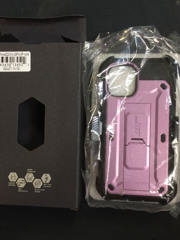 Photo 2 of SUPCASE Unicorn Beetle Pro Series Case for iPhone 12 Mini 5.4 Inch, Built-in Screen Protector Full-Body Rugged Holster Case

