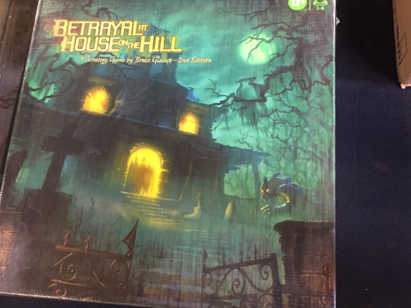 Photo 2 of Gaming Avalon Hill Betrayal at The House on The Hill Second Edition Cooperative Board Game, Ages 12 and Up, 3-6 Players, 50 Chilling Scenarios