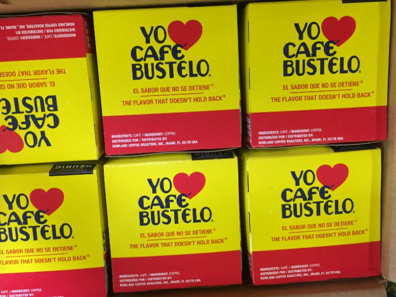 Photo 3 of Cafe Bustelo, K-Cup Single Serve, 12 Count, 4.44oz Box (Pack of 6) (Espresso Style)--bb Nov 2022
