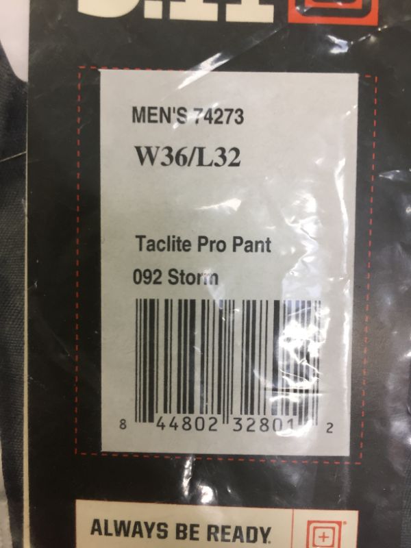 Photo 3 of 5.11 Tactical Men's Taclite Pro Lightweight Performance Pants, Cargo Pockets, Action Waistband, Style 74273---36Wx32L
