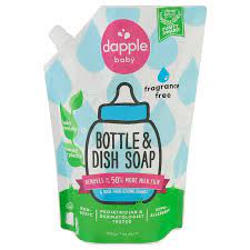 Photo 1 of  Dapple Refill Pack: Baby Bottle & Dish Liquid - Fragrance Free - 34 oz