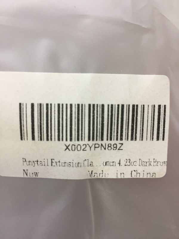 Photo 1 of DARK BROWN PONYTAIL EXTENSION 4.23 OZ  --- 16 INCHES 