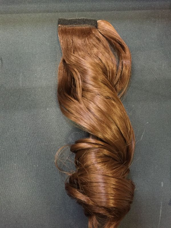 Photo 2 of DARK BROWN PONYTAIL EXTENSION 4.23 OZ  --- 16 INCHES 