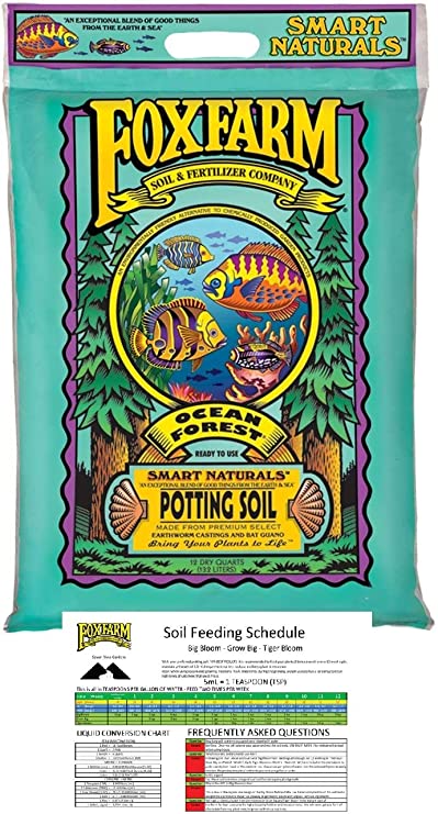 Photo 1 of Foxfarm FX14053 Ocean Forest Organic Garden Potting Soil Mix 12 Quarts, 11.9 Lbs