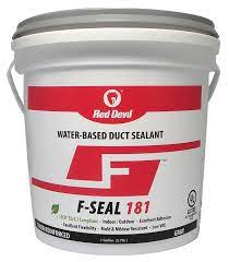 Photo 1 of  Red Devil 0841DX F Seal 181 Water Based Duct Sealant, 1 gallon, Gray