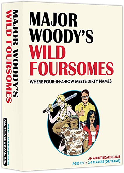 Photo 1 of MAJOR WOODY'S WILD FOURSOMES - An Adult Strategy Game Where Four-in-A-Row Meets Dirty Names
