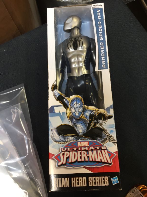 Photo 1 of Marvel Ultimate Spider-Man Titan Hero Series Armored Spider-Man Figure - 12 Inch
