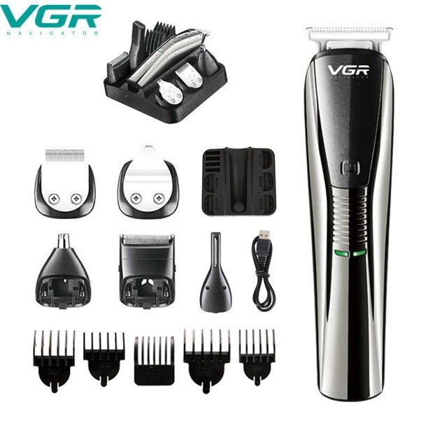 Photo 1 of VGR Multifunction Beard, Hair Trimmer Combs, Professional Grooming Kit, Cordless Clipper Razor, Body, Face Shaving Cutting Nose V-029
