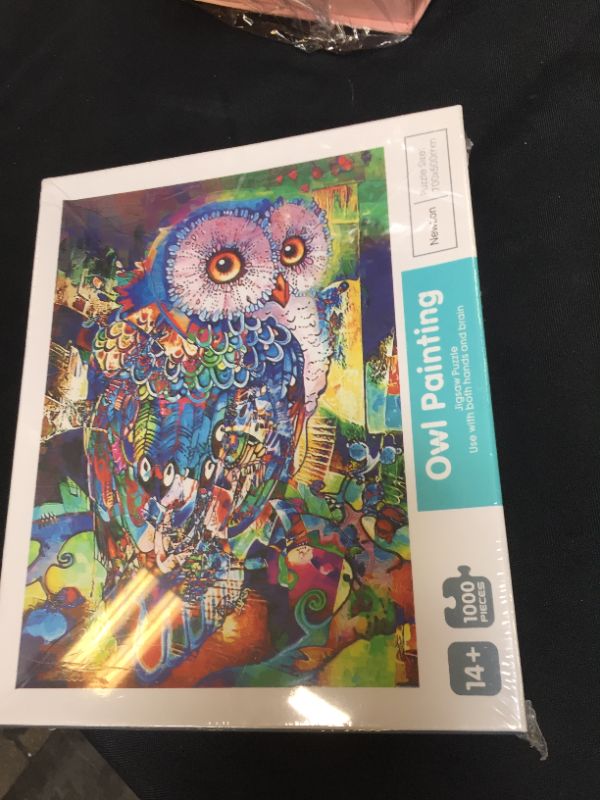 Photo 1 of Newtion 1000 PCS 30" x 20" Jigsaw Puzzles for Kids Adult -Owl Painting Puzzle,Educational Intellectual Decompressing Fun Game
