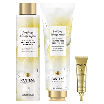 Photo 1 of  Pantene Nutrient Blends Fortifying Damage Repair with Castor Oil Sulfate-free 