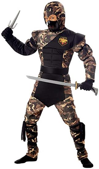 Photo 1 of Kids Special Ops Ninja Costume
Size: Medium