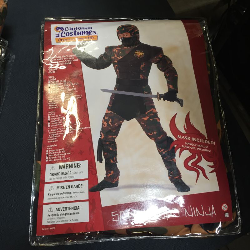 Photo 2 of Kids Special Ops Ninja Costume
Size: Medium
