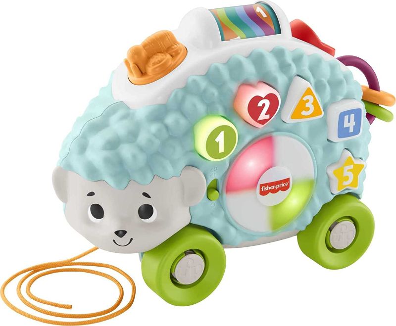 Photo 1 of Fisher-Price Linkimals Happy Shapes Hedgehog - Interactive Educational Toy with Music and Lights for Baby Ages 9 Months & Up, Multi Color
