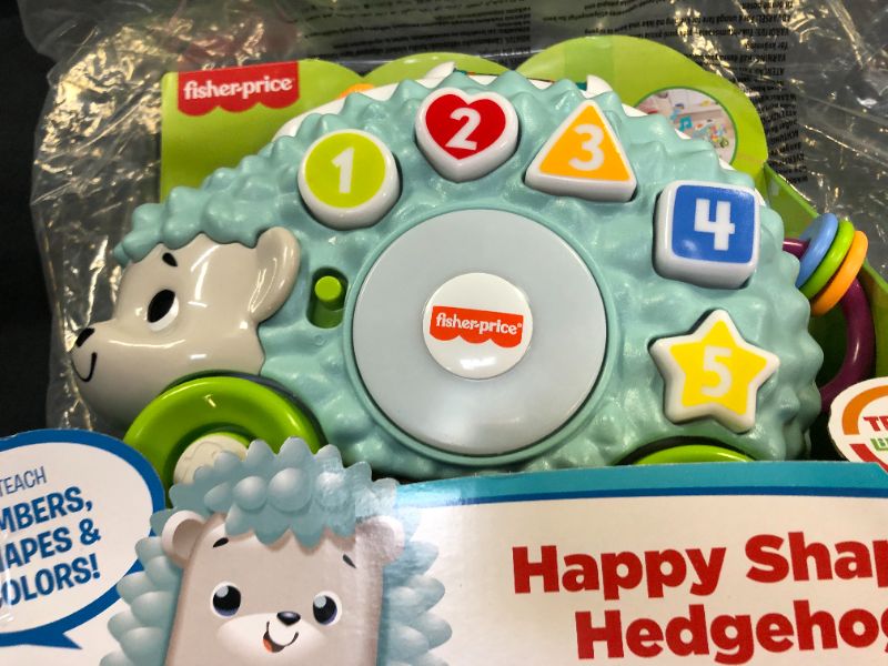 Photo 3 of Fisher-Price Linkimals Happy Shapes Hedgehog - Interactive Educational Toy with Music and Lights for Baby Ages 9 Months & Up, Multi Color
