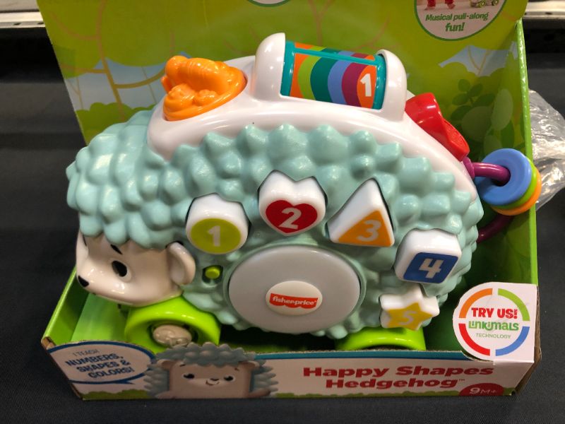 Photo 2 of Fisher-Price Linkimals Happy Shapes Hedgehog - Interactive Educational Toy with Music and Lights for Baby Ages 9 Months & Up, Multi Color
