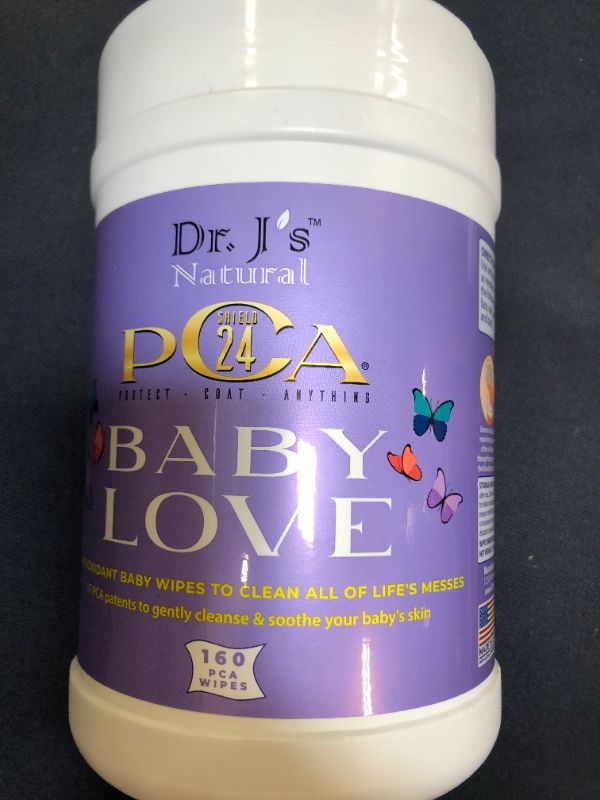 Photo 1 of Dr. J's Natural Pure Baby Wipes-Sensitive Diaper Baby Wipe Patented PCA Technology - All Natural Ingredients (1 Canister - 160 Ct Wipes)
