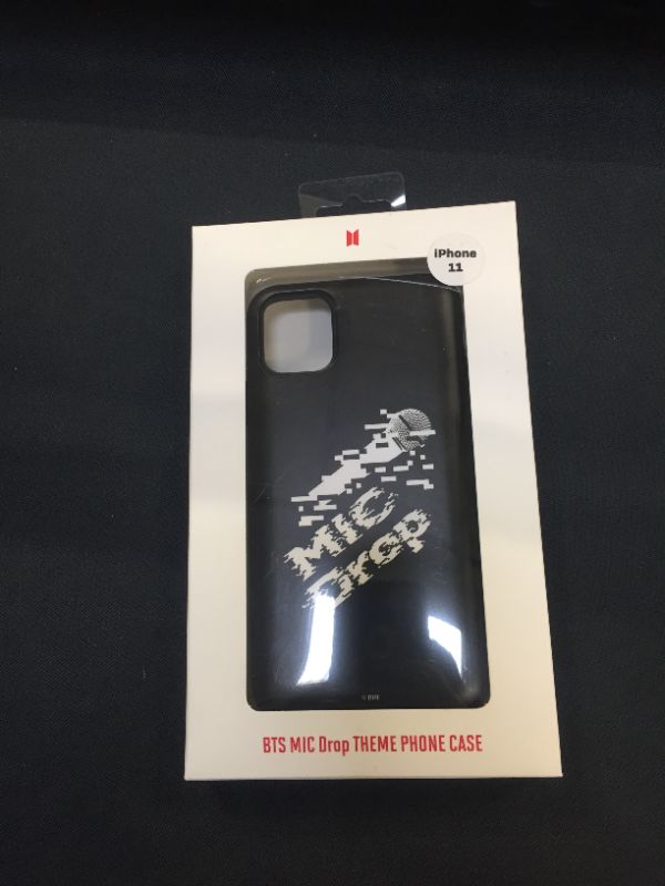 Photo 4 of [BTS MIC Drop Theme Door Bumper Case] Officially Licensed Product, Designed for iPhone11, Cardholder, Protective case, TPU & PC Back Cover for Shock Resistant (MIC)(FACTORY SEALED)
