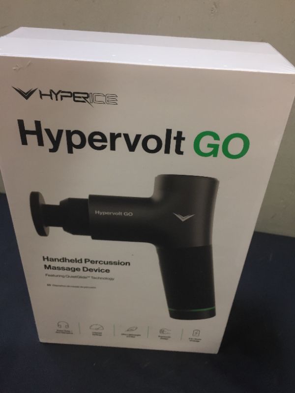 Photo 2 of Hyperice Hypervolt GO - Deep Tissue Percussion Massage Gun - Take Pain Relief and Sore Muscle Recovery on The GO with This Surprisingly Powerful, Whisper-Quiet Portable Handheld Electric Massager