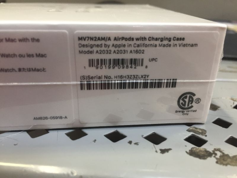 Photo 3 of Apple AirPods (2nd Generation) FACTORY SEALED 