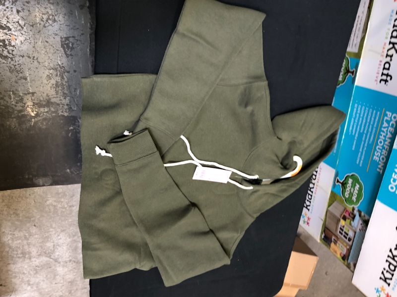 Photo 1 of Women's Cropped Hoodie - Wild Fable Olive S, Green
